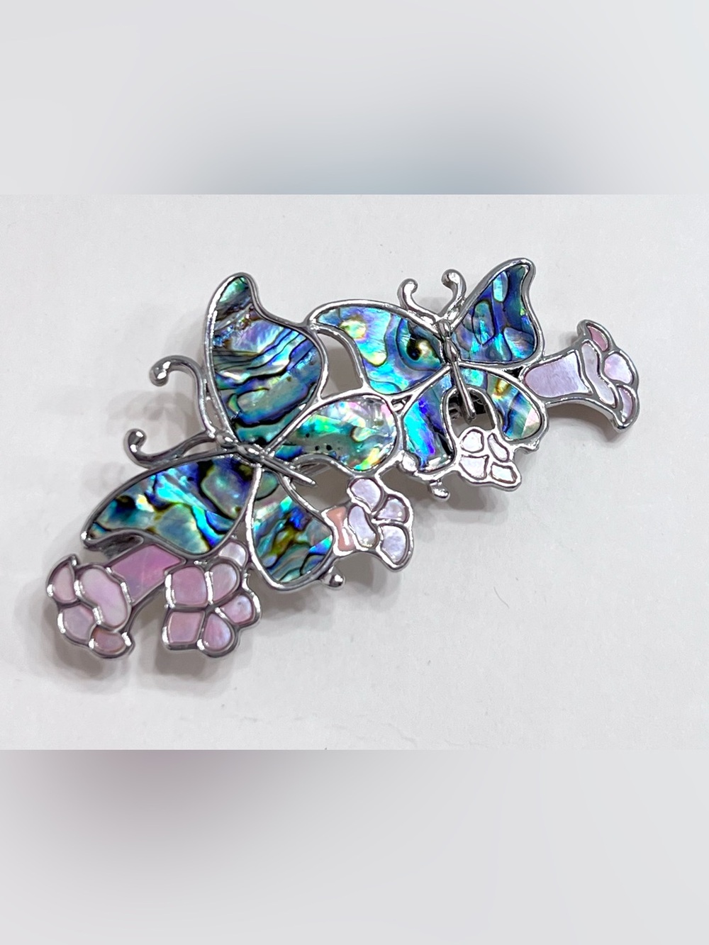 Abalone Butterfly Hair Clip